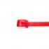 ACT AL-04-18-2-C, MS3367-4-2 Miniature Cable Ties, Red, 4" 18lb