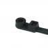 ACT AL-05-30-MH-0-C Mounting Cable Ties, Black, 5" 30lb #8 Screw
