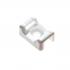 HellermannTyton CTM110C2, 151-30404 Mount, White, #8 Screw, .579" X .370"