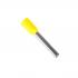 Generic Single Insulated Wire Ferrules, Series W 18-17 AWG, Yellow, 12mm