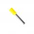 Generic Single Insulated Wire Ferrules, Series W 18-17 AWG, Yellow, 8mm