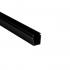 HellermannTyton Solid Wall Duct, 181-00457 SD1X1.5BK4 Black, Non-Adhesive, 1"W x 1.5"H
