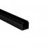 HellermannTyton Solid Wall Duct, 181-15500 SD1.5X1.5BK4 Black, Non-Adhesive, 1.5" X 1.5" 