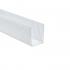 HellermannTyton High Density Slotted Wall Duct, 184-34005 SLHD3X4W4 White, Non-Adhesive, 3"W x 4"H
