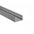 HellermannTyton Slotted Wall Duct, 181-42008 SL4X2G4 Gray, Non-Adhesive, 4"W x 2"H