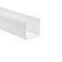 HellermannTyton High Density Slotted Wall Duct, 184-44004 SLHD4X4W4 White, Non-Adhesive, 4"W x 4"H