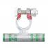 Generic Quick Connectors® Clamp Crimp Positive, 2 AWG, Flag, Green
