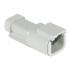 Deutsch DTM04-2P-E003 Receptacle 2 Pin, Gray, End Cap