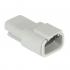 Deutsch DTM04-3P Receptacle 3 Pin, Gray