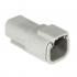 Deutsch DTM04-4P Receptacle 4 Pin, Gray