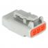 Deutsch DTM06-3S Plug 3 Pin, Gray