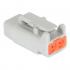 Deutsch DTM06-2S Plug 2 Pin, Gray