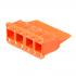 Deutsch WM-12S Plug Wedgelock 12 Pin, Orange