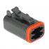 Deutsch DT06-4S-E004 Plug 4 Pin, Black