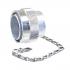 Deutsch HDC36-24, Dust Cap Silver, Chain with Eyelet