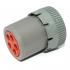 Deutsch HD16-5-16S Plug 5 Pin, Gray, Non-Threaded Rear