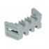 Aptiv / Delphi 12052850, 150 Series Metri-Pack Secondary Lock 6 Way, Medium Gray