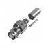 RF Industries BNC 50 Ohms Connector, Crimp Jack RG-58, LMR-195