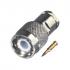 RF Industries MS39012/26-0101, TNC 50 Ohms Connector, Clamp Plug RG-58/U, RG-142/U