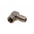 RF Industries F Type Right Angle Adapter F Type Plug to F Type Jack