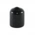 Generic Round Vinyl End Cap Black, .406X.500