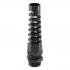 Sealcon Nylon Strain Relief Flex Fitting Black, .20" - .35" cable range, M20x1.5