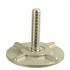 Click Bond CB9715CRM6-32P, Heavy Duty Bulkhead Stud  2-3/8" Base, 3/8-16 x 2" Self Fixturing, 316SS Base, Primed