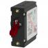 Blue Sea 7201, A-Series Toggle Circuit Breaker AC/DC, 5 Amps, Single Pole, Red