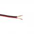 Generic Bonded Parallel Wire - 2 Way Black/Red, 18/2 AWG