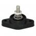 Generic Junction Power Post Large Base, Negative, Black, 3/8" Stud