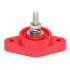 Generic Junction Power Post Large Base, Positive, Red, 5/16 Stud