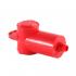 Blue Sea 4008, CableCap Stud Insulators 1", Red, 18-10 AWG