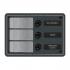 Blue Sea 8054, Waterproof Contura Switch Panel 3 Position-Slate Gray