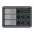 Blue Sea 8054, Waterproof Contura Switch Panel 3 Position-Slate Gray