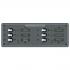 Blue Sea 8097, A-Series Circuit Breaker Panel AC 6 Position, (6) 15A