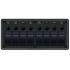 Blue Sea 8371, Waterproof Contura Switch Panel 8 Position-Black