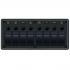 Blue Sea 8371, Waterproof Contura Switch Panel 8 Position-Black