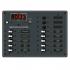 Blue Sea 8403, A-Series Toggle Branch Circuit Breaker Panels 24V, DC 13 Position, Digital Multimeter