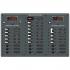 Blue Sea 8408, AC/DC Combination Circuit Breaker Panel AC Main + 6 Positions/DC Main + 18 Positions
