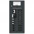 Blue Sea 8489, A-Series Source Selection Circuit Breaker Panel 120V, AC 2 Sources + 6 Positions, (2) 30A, (3) 15A
