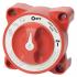 Blue Sea 9004e, E Series Battery Switch Red, Single Circuit w/ AFD