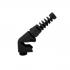 Sealcon Nylon Strain Relief 90° Snap Elbow Flex Fitting Black, .20" - .39" cable range, PG 11