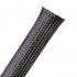 Techflex Carbon Light Braided Sleeving Black, 1"