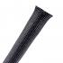 Techflex Carbon Light Braided Sleeving Black, 1-1/4"