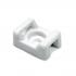 HellermannTyton CTM210C2, 151-30504 Mount, White, #8 Screw, .857" X .605"