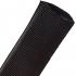 Techflex Dura-Flex Pro 80 Mil Woven Nylon Braided Sleeving Black, 2.19"