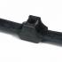 HellermannTyton DCT90HIRH1, 115-30900 Dual Clamp Tie, Black, 13" 150 lb, 1/4" Stud