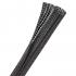 Techflex Flexo F6® Semi-Rigid Split Braided Sleeving Black, 1/2"