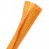 Techflex Flexo F6® Semi-Rigid Split Braided Sleeving Orange, 1/2"