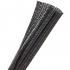 Techflex Flexo F6® Semi-Rigid Split Braided Sleeving Black, 3/4"